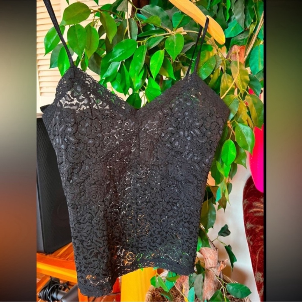 Chic Black Lace Camisole for Women